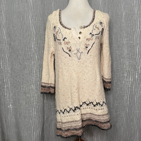 Free People Baja hooded knit tunic - Picture 3 of 8